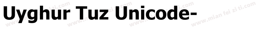 Uyghur Tuz Unicode字体转换